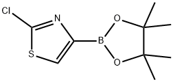 2-Chlorothiazole-4-boronic acid pinacol ester 化学構造式