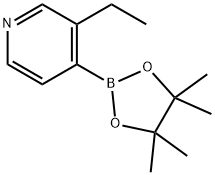 3-Ethylpyridine-4-boronic acid pinacol ester Structure