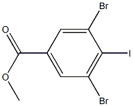 3,5-Dibromo-4-iodo-benzoic acid methyl ester Struktur