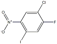 1-Chloro-2-fluoro-4-iodo-5-nitro-benzene Structure