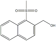 (1-(methylsulfonyl)naphthalen-2-yl)methanol Structure