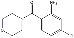 (2-amino-4-chlorophenyl)(morpholino)methanone Structure