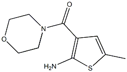 (2-amino-5-methylthiophen-3-yl)(morpholino)methanone Structure