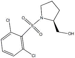 (S)-(1-(2,6-dichlorophenylsulfonyl)pyrrolidin-2-yl)methanol Structure