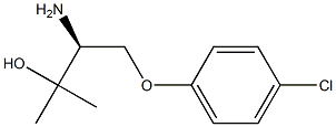 (S)-3-amino-4-(4-chlorophenoxy)-2-methylbutan-2-ol Structure