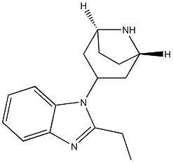 1-((1S,5S)-8-azabicyclo[3.2.1]octan-3-yl)-2-ethyl-1H-benzo[d]imidazole Structure