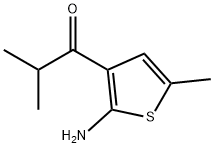 1-(2-amino-5-methylthiophen-3-yl)-2-methylpropan-1-one Struktur