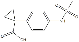 1-(4-(methylsulfonamido)phenyl)cyclopropanecarboxylic acid