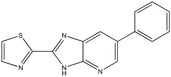2-(6-phenyl-3H-imidazo[4,5-b]pyridin-2-yl)thiazole Struktur