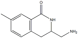 3-(aminomethyl)-7-methyl-3,4-dihydroisoquinolin-1(2H)-one,,结构式