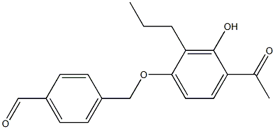 4-((4-acetyl-3-hydroxy-2-propylphenoxy)methyl)benzaldehyde