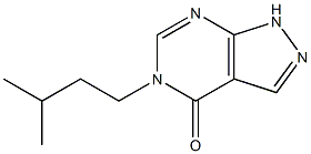 5-isopentyl-1H-pyrazolo[3,4-d]pyrimidin-4(5H)-one Structure