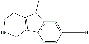  5-methyl-2,3,4,5-tetrahydro-1H-pyrido[4,3-b]indole-7-carbonitrile