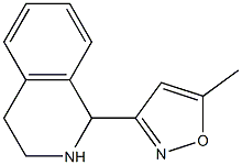 5-methyl-3-(1,2,3,4-tetrahydroisoquinolin-1-yl)isoxazole Structure