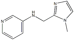 N-((1-methyl-1H-imidazol-2-yl)methyl)pyridin-3-amine Struktur