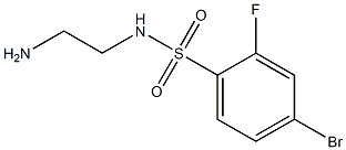 N-(2-aminoethyl)-4-bromo-2-fluorobenzenesulfonamide Structure