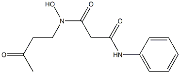 N1-hydroxy-N1-(3-oxobutyl)-N3-phenylmalonamide