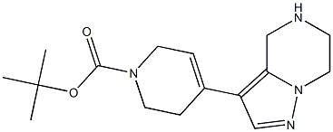 tert-butyl 4-(4,5,6,7-tetrahydropyrazolo[1,5-a]pyrazin-3-yl)-5,6-dihydropyridine-1(2H)-carboxylate Structure