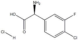 (S)-2-amino-2-(4-chloro-3-fluorophenyl)acetic acid hydrochloride|