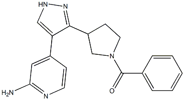  {3-[4-(2-Amino-pyridin-4-yl)-1H-pyrazol-3-yl]-pyrrolidin-1-yl}-phenyl-methanone