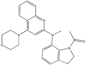 1-[7-(4-Morpholin-4-ylmethyl-quinolin-2-ylamino)-2,3-dihydro-indol-1-yl]-ethanone