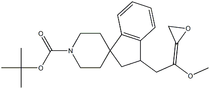 tert-butyl 1-(2-methoxy-2-oxidanylidene-ethyl)spiro[1,2-dihydroindene-3,4'-piperidine]-1'-carboxylate