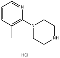 1-(3-Methylpyridin-2-yl)piperazine hydrochloride Structure