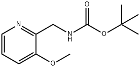 tert-Butyl ((3-methoxypyridin-2-yl)methyl)carbamate Struktur