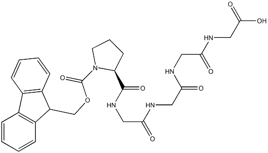 N-芴甲氧羰基-L-脯氨酰-甘氨酰-甘氨酰-甘氨酰-甘氨酸