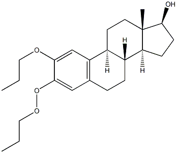 Dipropyloxy estradiol 结构式