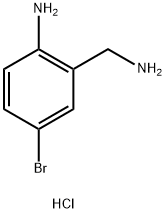 2-(Aminomethyl)-4-bromoaniline hydrochloride Struktur