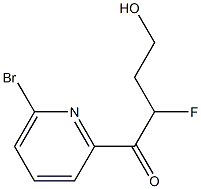 1-(6-bromopyridin-2-yl)-2-fluoro-4-hydroxybutan-1-one