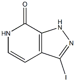 3-Iodo-1,6-dihydro-pyrazolo[3,4-c]pyridin-7-one Struktur