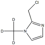 2-(chloromethyl)-1-(methyl-d3)-1H-imidazole Structure