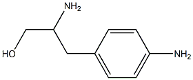 2-amino-3-(4-aminophenyl) propan-1-ol 化学構造式