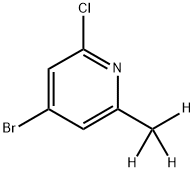 1643538-53-7 4-Bromo-2-chloro-6-(methyl-d3)-pyridine