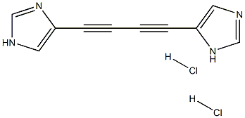 1,4-Di(4-imidazolyl)-1,3-butadiyne Dihydrochloride Structure