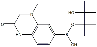 4-Methyl-2-oxo-1,2,3,4-tetrahydroquinoxaline-6-boronic Acid Pinacol Ester Struktur