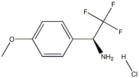 (S)-2,2,2-TRIFLUORO-1-(4-METHOXYPHENYL)ETHANAMINE HCL Structure