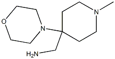 1-甲基-4-(吗啉-4-基)哌啶-4-基]甲胺, 891652-15-6, 结构式