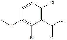 2-BROMO-6-CHLORO-3-METHOXYBENZOIC ACID
