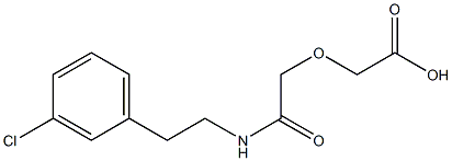2-(2-((3-chlorophenethyl)amino)-2-oxoethoxy)acetic acid