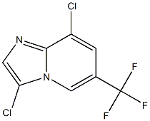 3,8-Dichloro-6-trifluoromethyl-imidazo[1,2-a]pyridine Structure