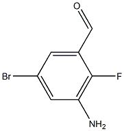 3-Amino-5-bromo-2-fluoro-benzaldehyde Structure