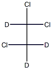 1,1,2-三氯乙烷 (1,2,2-D3), , 结构式