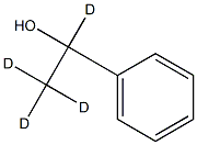 1-PHENYLETHANOL (1,2,2,2-D4, 98%) Struktur