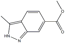 3-Methyl-2H-indazole-6-carboxylic acid methyl ester Structure