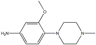 3-methoxy-4-(4-methylpiperazin-1-yl)benzenamine Structure