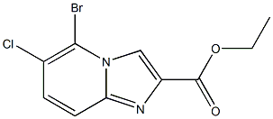 5-Bromo-6-chloro-imidazo[1,2-a]pyridine-2-carboxylic acid ethyl ester