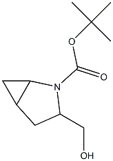 tert-butyl 3-(hydroxymethyl)-2-azabicyclo[3.1.0]hexane-2-carboxylate 结构式